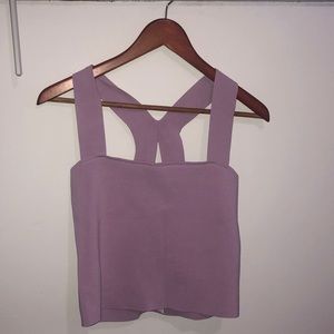Express Body Contour Collection Crop Top! Lilac Brand New!